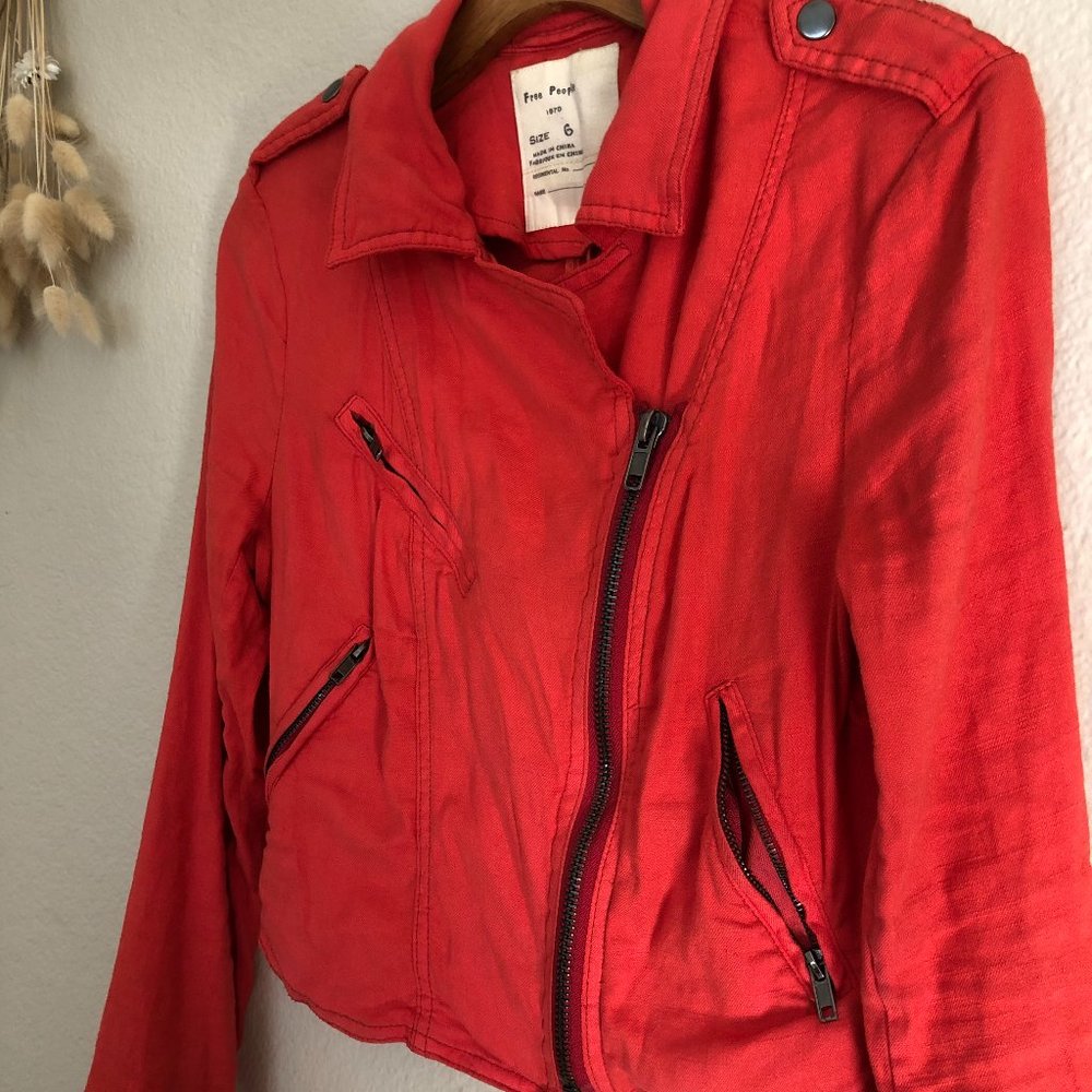 Free People Cropped Military Jacket - Picture 4 of 8